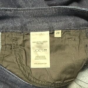 Joe's Jeans Indigo Wide Leg Denim